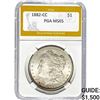 Image 1 : 1882-CC Morgan Silver Dollar PGA MS65