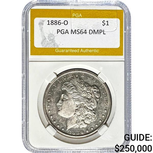 1886-O Morgan Dollar PGA MS64 DMPL