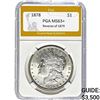 Image 1 : 1878 Morgan Dollar Reverse of 1879 PGA M