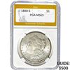 1880-S Morgan Silver Dollar PGA MS65