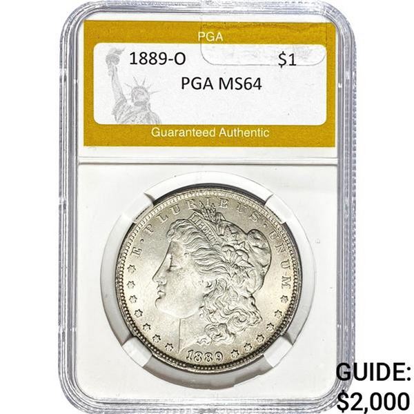 1889-O Morgan Dollar PGA MS64