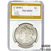 Image 1 : 1878-S Morgan Dollar PGA MS65
