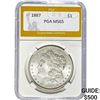 Image 1 : 1887 Morgan Dollar PGA MS65