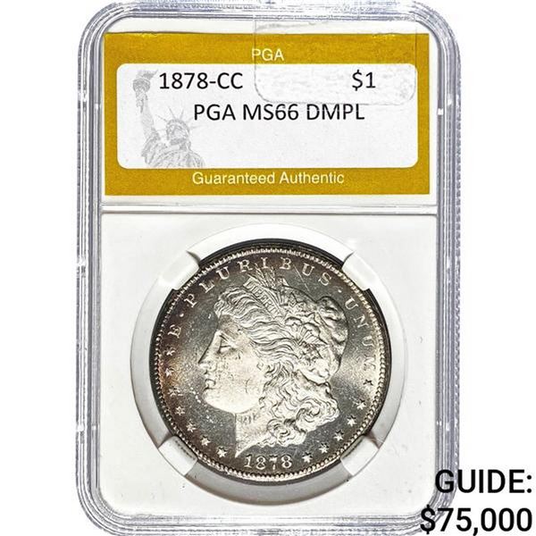 1878-CC Morgan Dollar PGA MS66 DMPL
