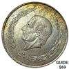 1953-M Mexico Silver 5 Peso Hildago UNCIRCULATED