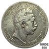 Image 1 : 1898-A Prussia Silver 5 Mark CLOSELY UNCIRCULATED