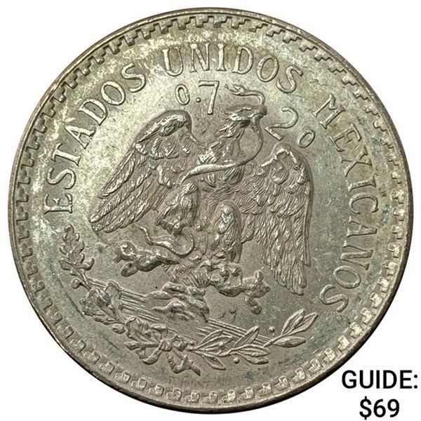 1943-M Mexico Silver Peso UNCIRCULATED