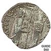 1268-1457 AD Crusades Venice Silver 1/2 Grosso NEARLY UNCIRCULATED