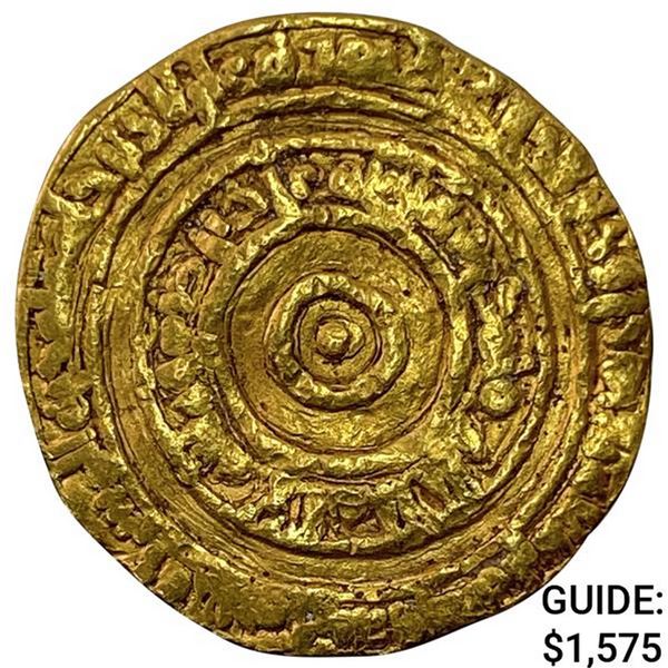 Fatimid 975-996 AD Gold Dinar NEARLY UNCIRCULATED