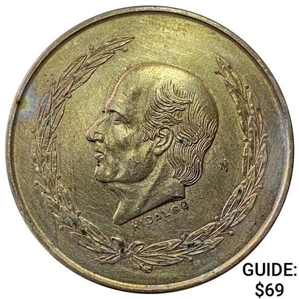 1951-M Mexico Silver 5 Peso Hildago UNCIRCULATED