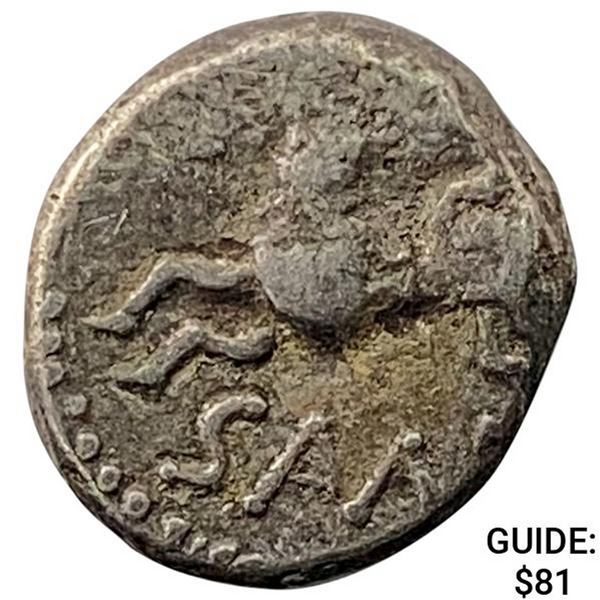 Gaul Tribes Silver Quinarius NEARLY UNCIRCULATED