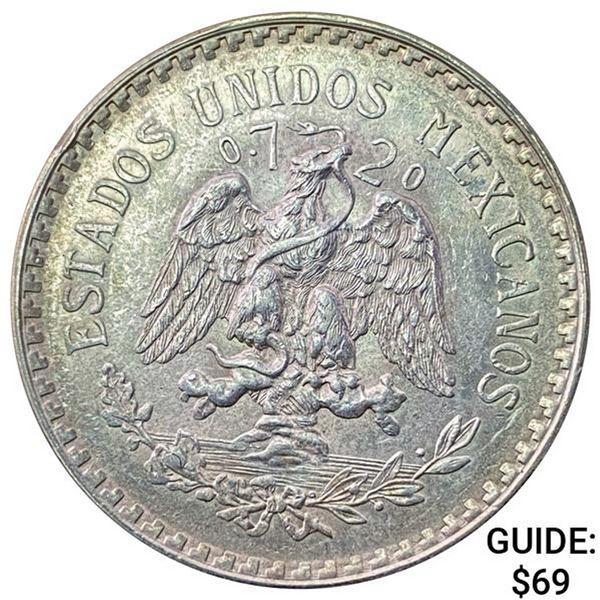 1943-M Mexico Silver Peso CLOSELY UNCIRCULATED
