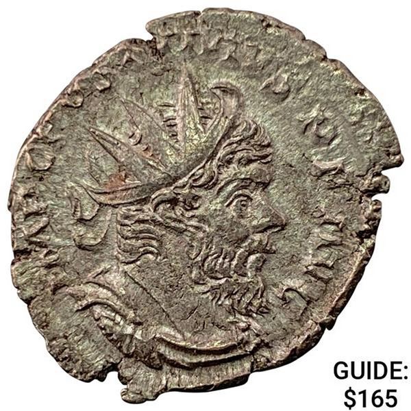 260-269 AD Romano-Gallic BI Double Denarius UNCIRCULATED