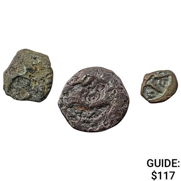 [3]103-76 BC Biblical Widow's Mite Mark 12:41-44 NEARLY UNCIRCULATED