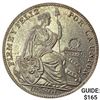 Image 1 : 1930 Peru Silver Un Sol CLOSELY UNCIRCULATED