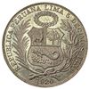 Image 2 : 1930 Peru Silver Un Sol CLOSELY UNCIRCULATED
