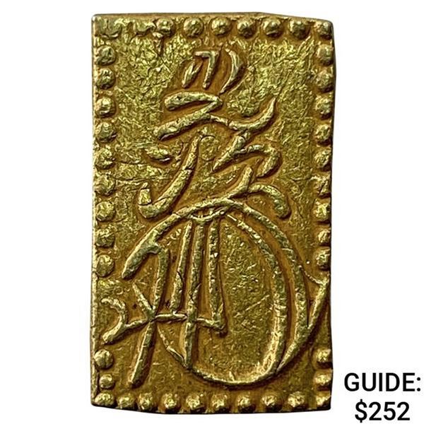 1868-1869 Japan .029oz Gold 2 Bu CLOSELY UNCIRCULATED