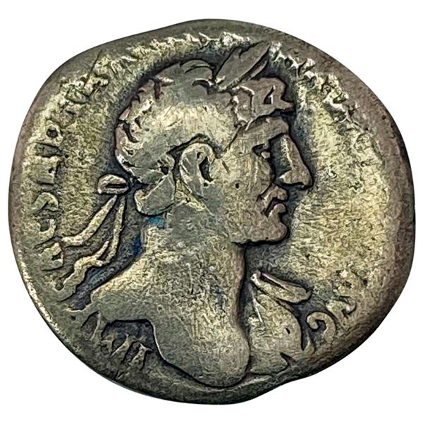 Roman Hadrian 117-138 AD Silver Denarius NEARLY UNCIRCULATED