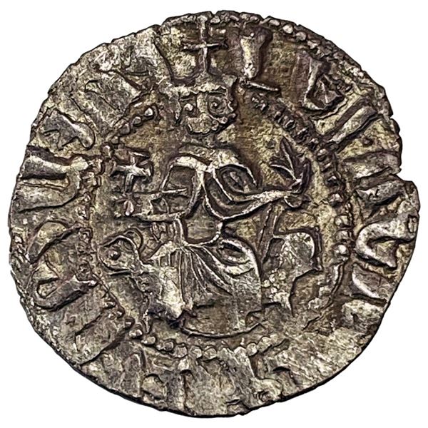 1198-1219 AD Crusades Armenia Silver Tram CLOSELY UNCIRCULATED