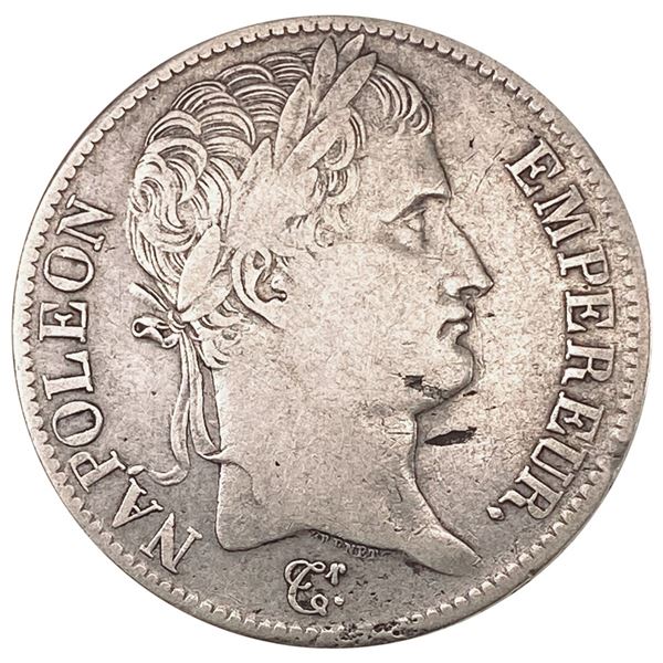 1808B France Silver 5 Francs NEARLY UNCIRCULATED