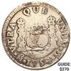Image 1 : 1745Mo M Mexico Silver 2 Reales ABOUT UNCIRCULATED