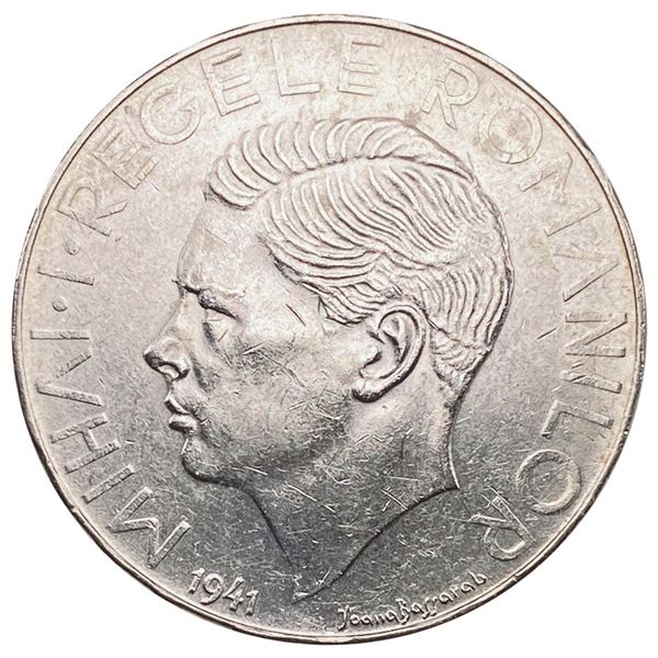 1941 Romania Silver 500 Lei Mihai UNCIRCULATED