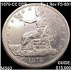 Image 1 : 1876-CC DDR Ty 1 Rev FS-801 Silver Trade Dollar CHOICE BU