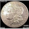 Image 1 : 1893-CC Morgan Silver Dollar UNCIRCULATED