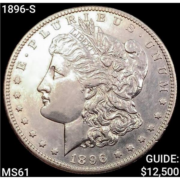 1896-S Morgan Silver Dollar UNCIRCULATED