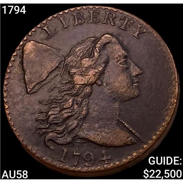1794 Liberty Cap Large Cent CHOICE AU