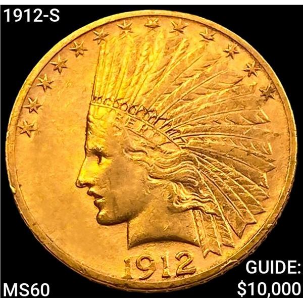 1912-S $10 Gold Eagle UNCIRCULATED