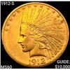 1912-S $10 Gold Eagle UNCIRCULATED