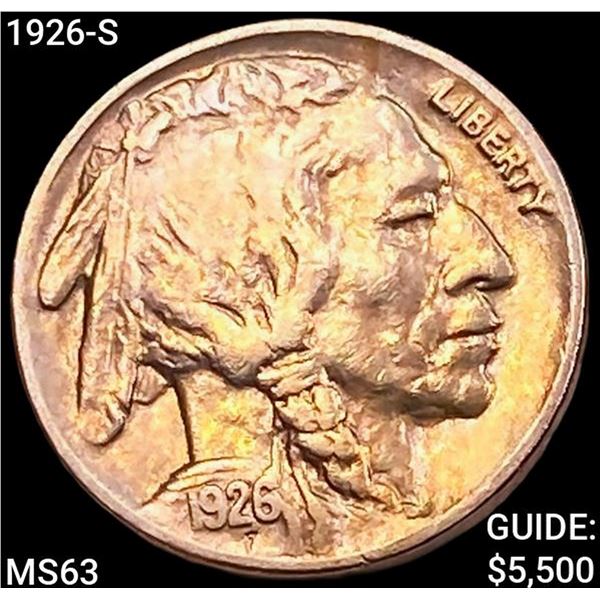 1926-S Buffalo Nickel CHOICE BU