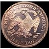 Image 2 : 1867 Seated Liberty Half Dollar GEM PROOF CAM