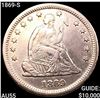 Image 1 : 1869-S Seated Liberty Quarter HIGH GRADE