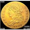 Image 1 : 1808 $5 Gold Half Eagle CHOICE AU