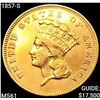 Image 1 : 1857-S $3 Gold Piece UNCIRCULATED