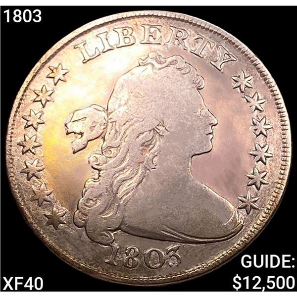 1803 Draped Bust Dollar NEARLY UNCIRCULATED