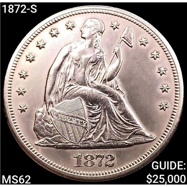 1872-S Seated Liberty Dollar UNCIRCULATED