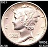 Image 1 : 1921 Mercury Dime CHOICE AU