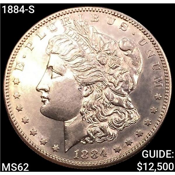 1884-S Morgan Silver Dollar UNCIRCULATED