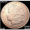 Image 1 : 1893-CC Morgan Silver Dollar CLOSELY UNCIRCULATED