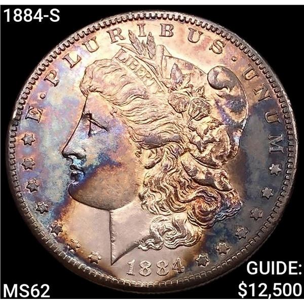 1884-S Morgan Silver Dollar UNCIRCULATED
