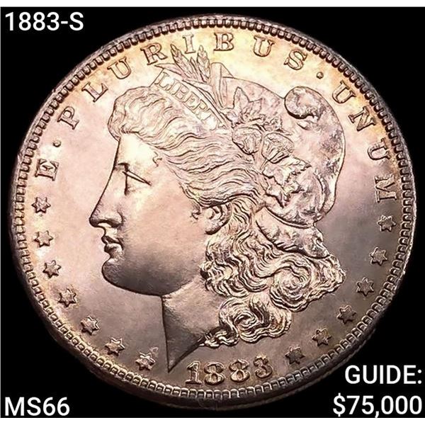 1883-S Morgan Silver Dollar GEM BU