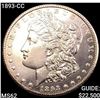 Image 1 : 1893-CC Morgan Silver Dollar UNCIRCULATED