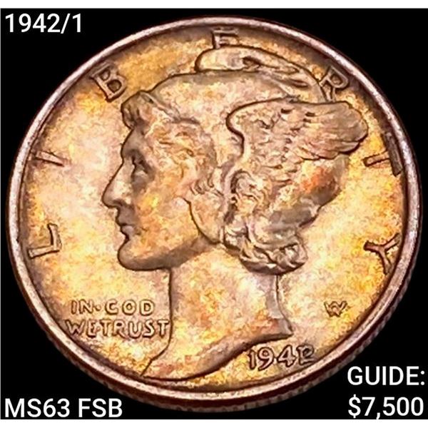 1942/1 Mercury Dime CHOICE BU FSB