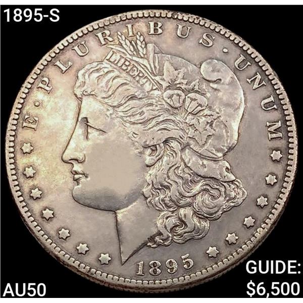 1895-S Morgan Silver Dollar CLOSELY UNCIRCULATED