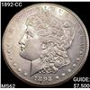 Image 1 : 1892-CC Morgan Silver Dollar UNCIRCULATED