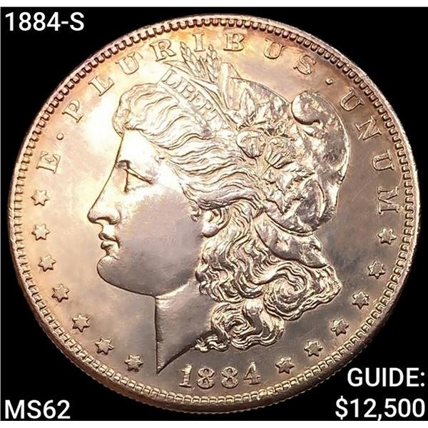 1884-S Morgan Silver Dollar UNCIRCULATED