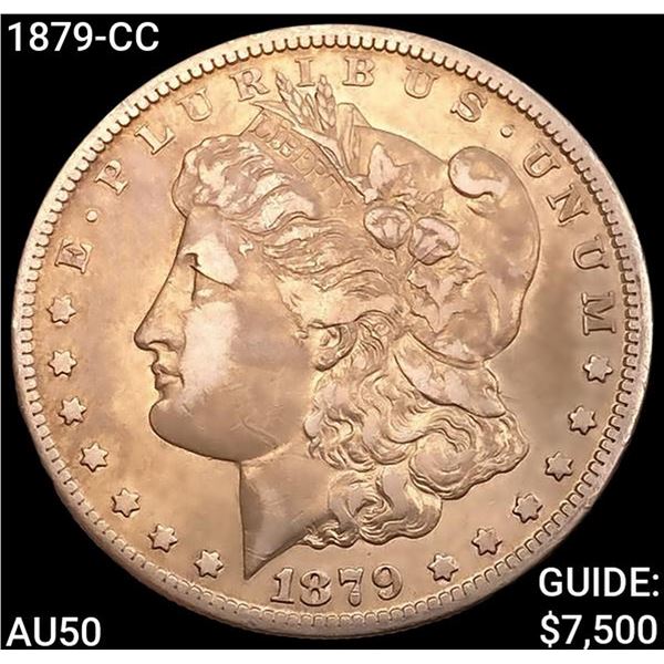 1879-CC Morgan Silver Dollar CLOSELY UNCIRCULATED